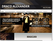 Tablet Screenshot of dracoalexander.com